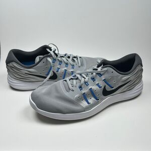 Nike Lunarstello Mens Pre owned Size Us 13 844591-008 Grey & Blue